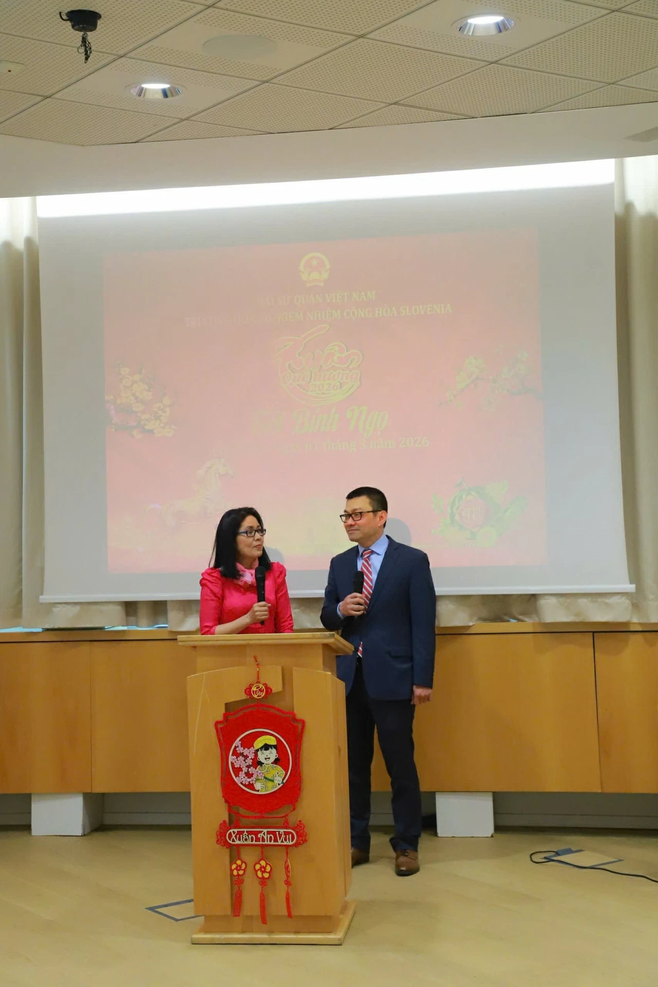 Tết cộng đồng – Xuân Quê hương 2026 tại Slovenia Xuân Quê hương thắt chặt tình đoàn kết, quảng bá hình ảnh Việt Nam tại Slovenia