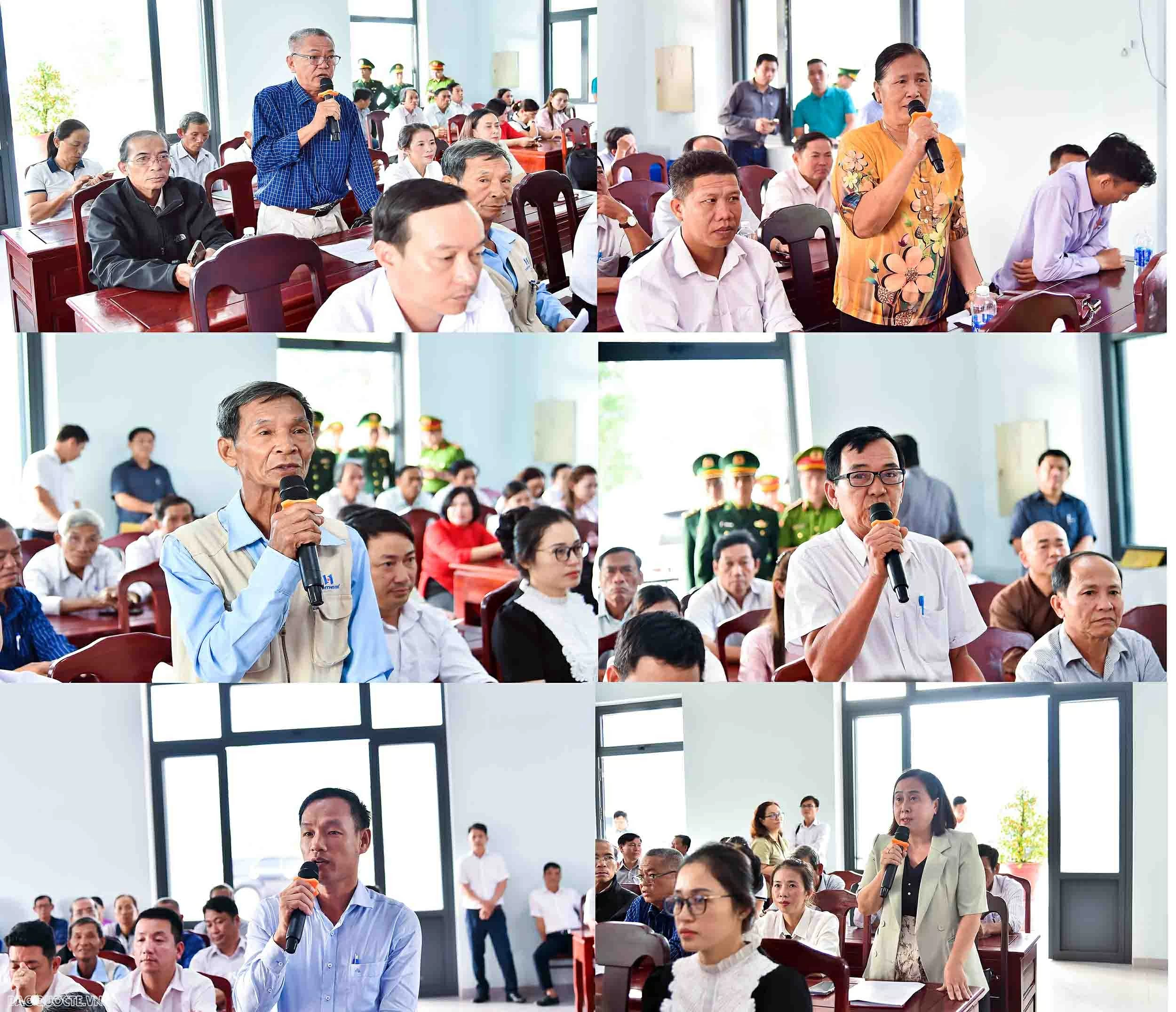 Ủy viên Bộ Chính trị, Bộ trưởng Ngoại giao Lê Hoài Trung tiếp xúc cử tri tại thành phố Huế