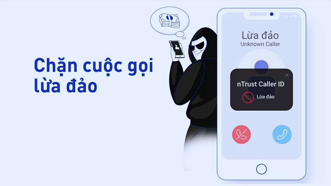Cách chặn cuộc gọi lừa đảo trong vài giây với nTrust nhanh chóng. Cách chặn cuộc gọi lừa đảo trong vài giây với nTrust nhanh chóng.