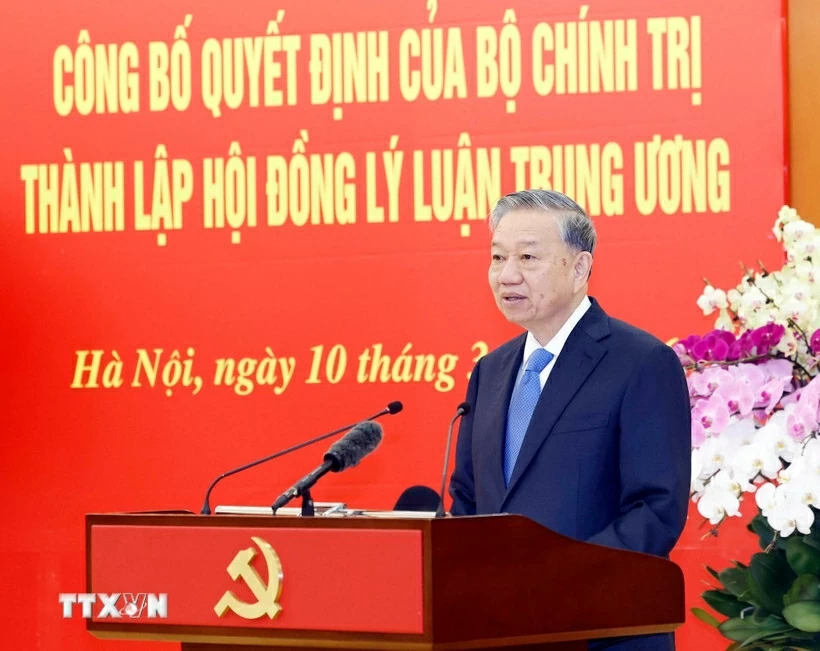 Tổng Bí thư Tô Lâm chủ trì Hội nghị công bố lập Hội đồng Lý luận Trung ương nhiệm kỳ 2026-2031