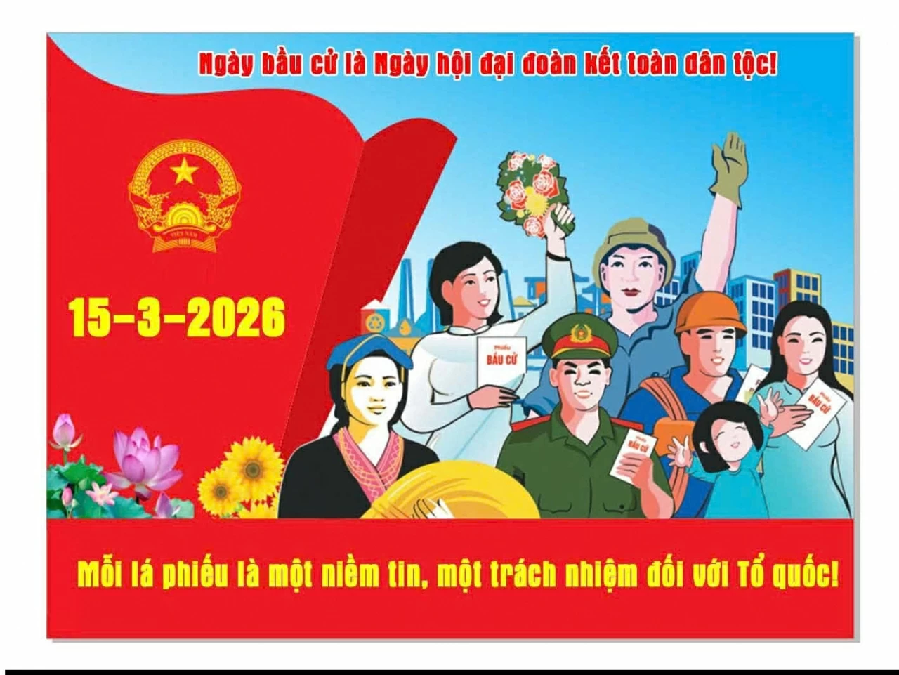 Bầu cử Quốc hội khóa XVI và Hội đồng nhân dân các cấp nhiệm kỳ 2026-2031: Nâng cao chất lượng đại diện và năng lực quốc gia Bầu cử Quốc hội khóa XVI và Hội đồng nhân dân các cấp nhiệm kỳ 2026-2031: Nâng cao chất lượng đại diện và năng lực quốc gia
