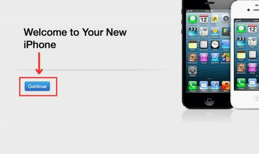 Dùng cáp USB để kết nối iPhone với máy tính đang chạy iTunes.