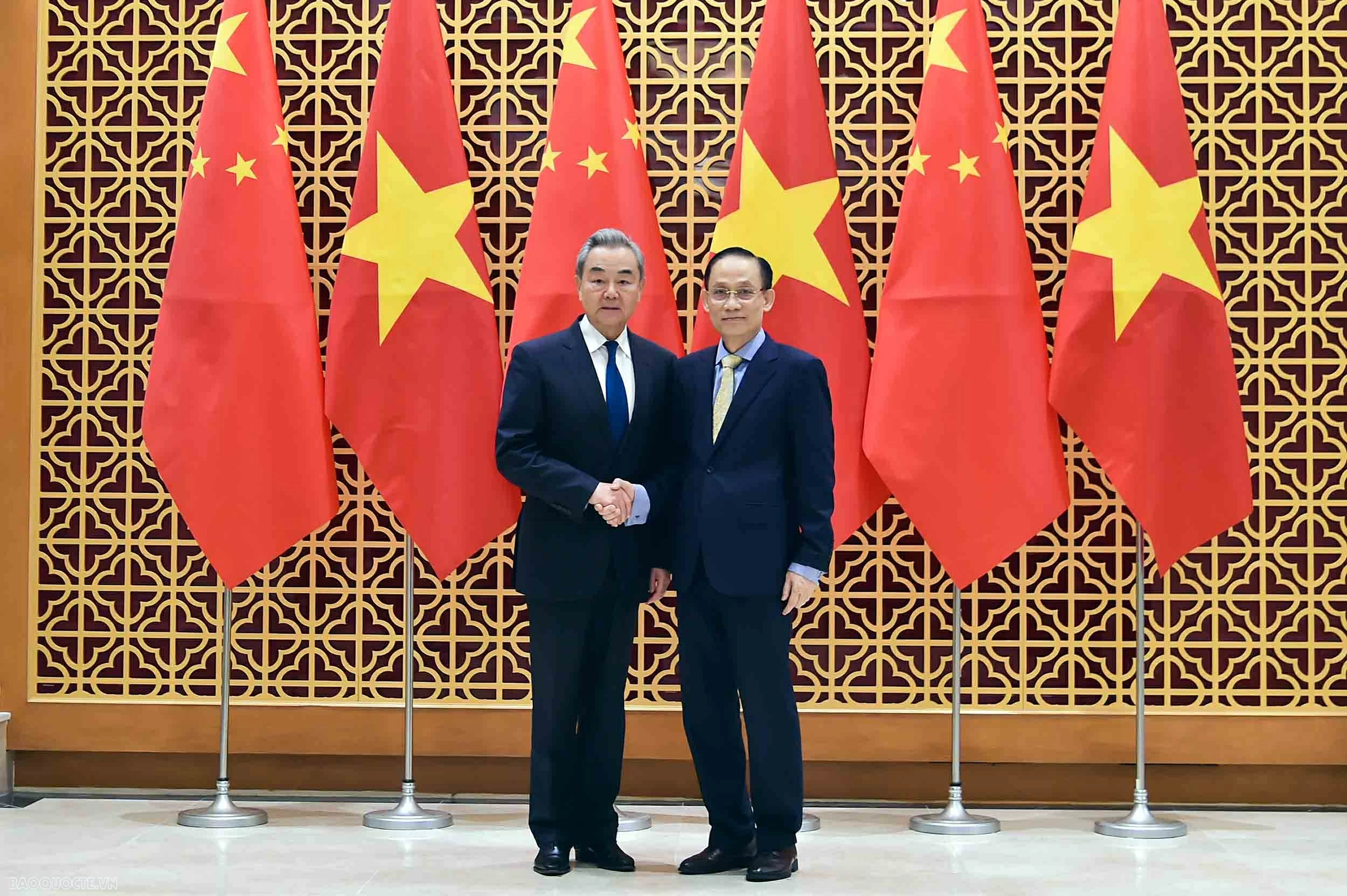 Bộ trưởng Ngoại giao Việt Nam-Trung Quốc tiến hành trao đổi chiến lược Ủy viên Bộ Chính trị, Bộ trưởng Ngoại giao Lê Hoài Trung trao đổi chiến lược với Ủy viên Bộ Chính trị, Bộ trưởng Ngoại giao Trung Quốc Vương Nghị