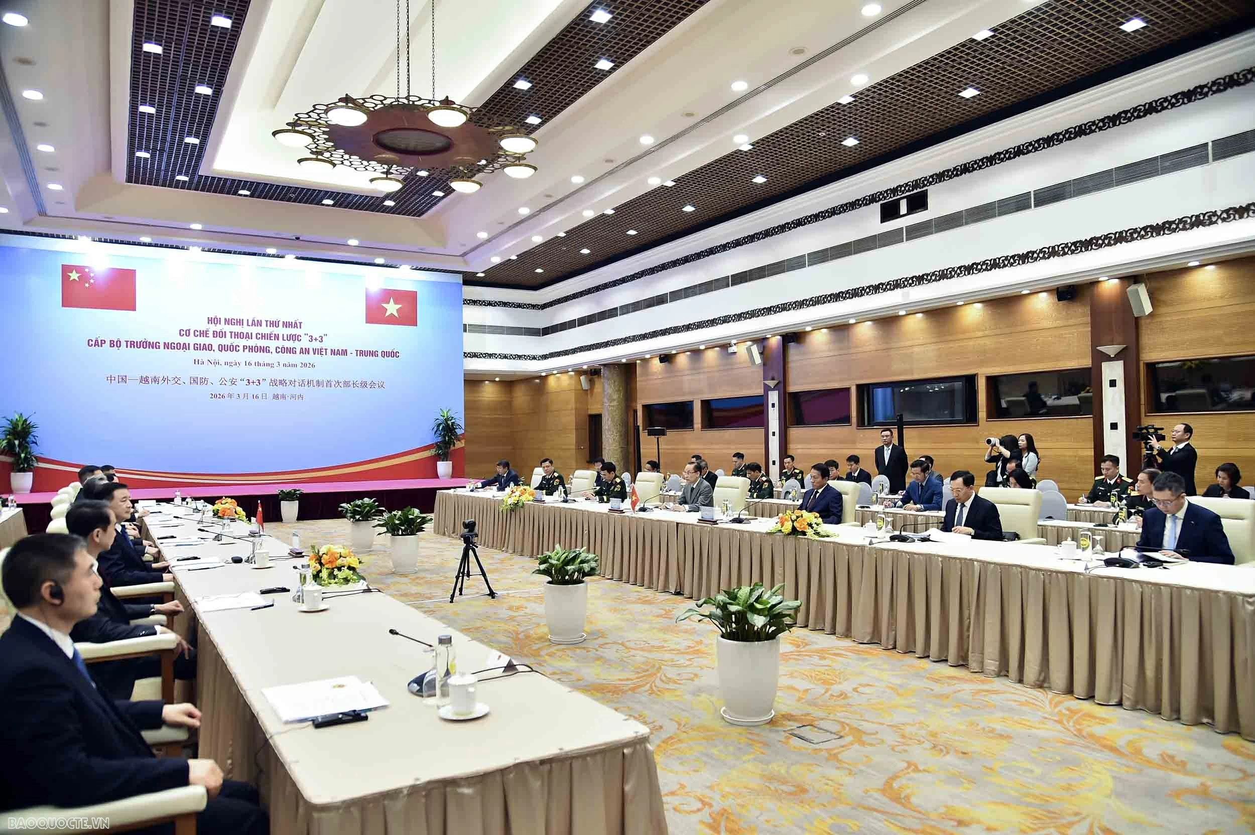 Hội nghị lần thứ nhất cơ chế đối thoại chiến lược '3+3' cấp Bộ trưởng Việt Nam-Trung Quốc