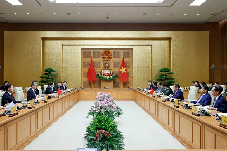 Thủ tướng Phạm Minh Chính tiếp các Bộ trưởng Ngoại giao, Quốc phòng và Công an Trung Quốc Thủ tướng Phạm Minh Chính tiếp các Bộ trưởng Ngoại giao, Quốc phòng và Công an Trung Quốc