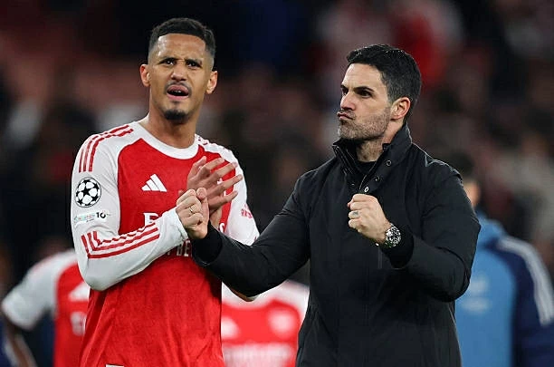 Cuộc đua vô địch UEFA Champions League: Arsenal trở lại vị thế số 1 Cuộc đua vô địch UEFA Champions League: Arsenal trở lại vị thế số 1