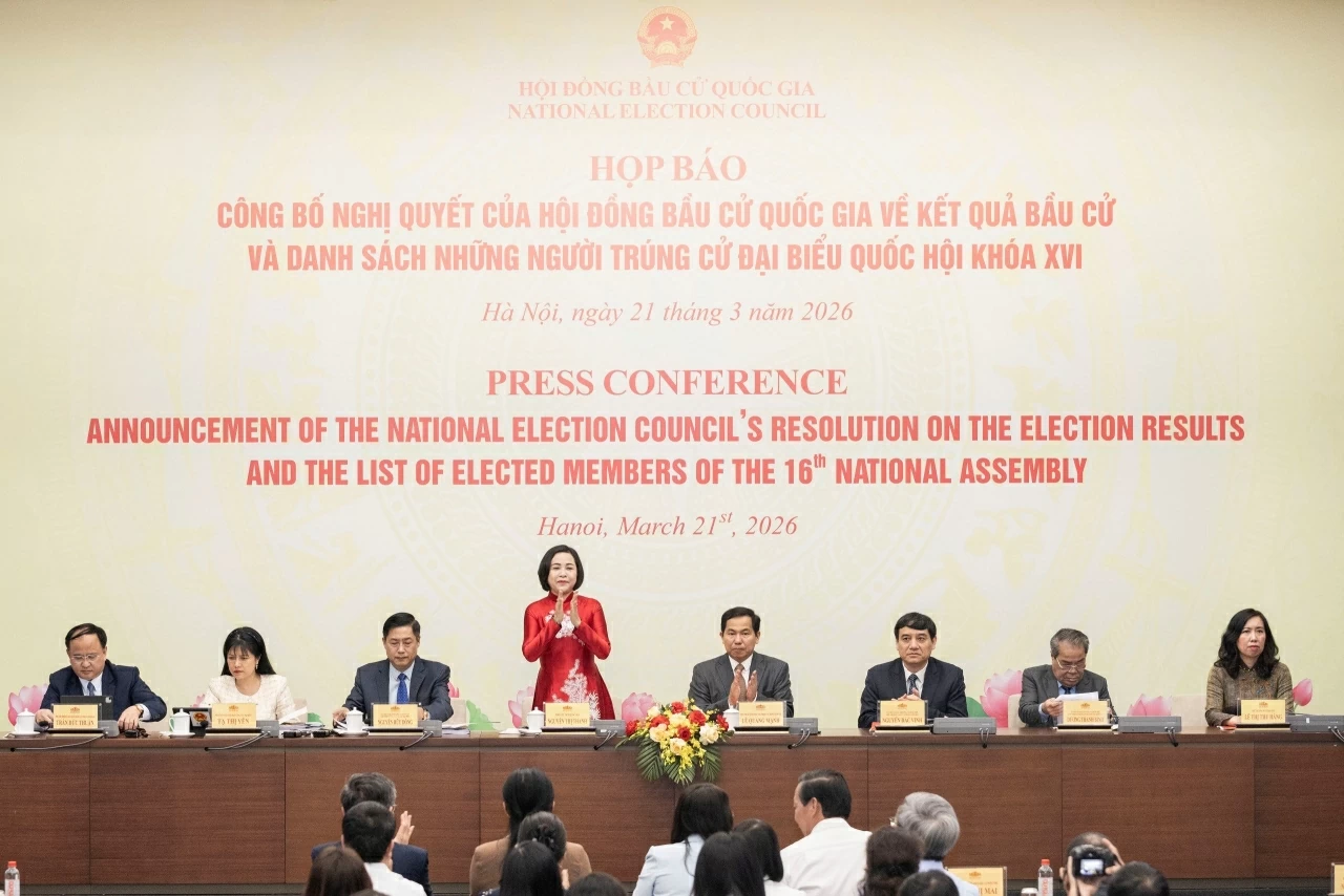 Công bố danh sách trúng cử đại biểu Quốc hội khóa XVI