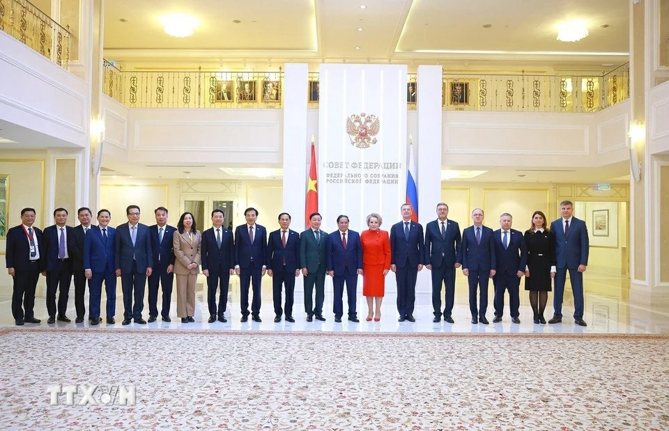Thủ tướng Chính phủ Phạm Minh Chính hội kiến Chủ tịch Hội đồng Liên bang Nga Valentina Matviyenko