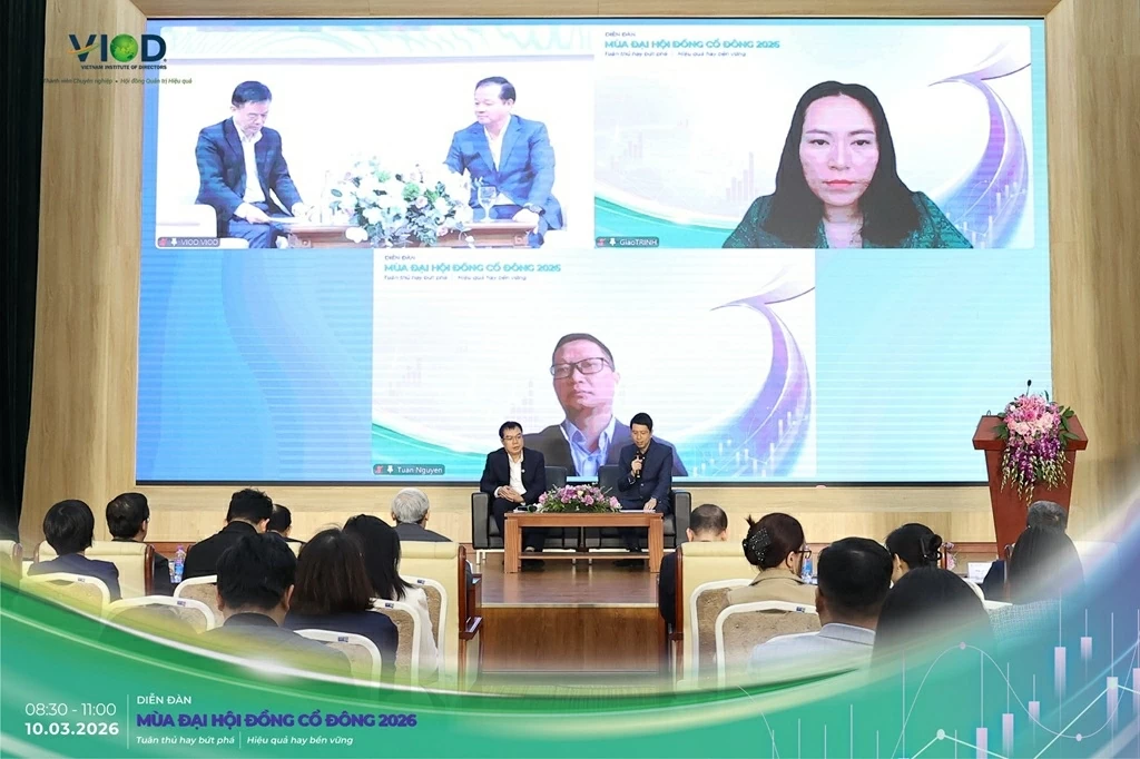Diễn đàn được tổ chức tại Sở Giao dịch Chứng khoán TP.HCM (HOSE) và đầu cầu Hà Nội. (Ảnh: VIOD).