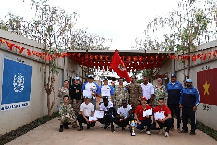 Bệnh viện dã chiến Việt Nam sôi nổi các hoạt động chào mừng 95 năm ngày thành lập Đoàn TNCS Hồ Chí Minh