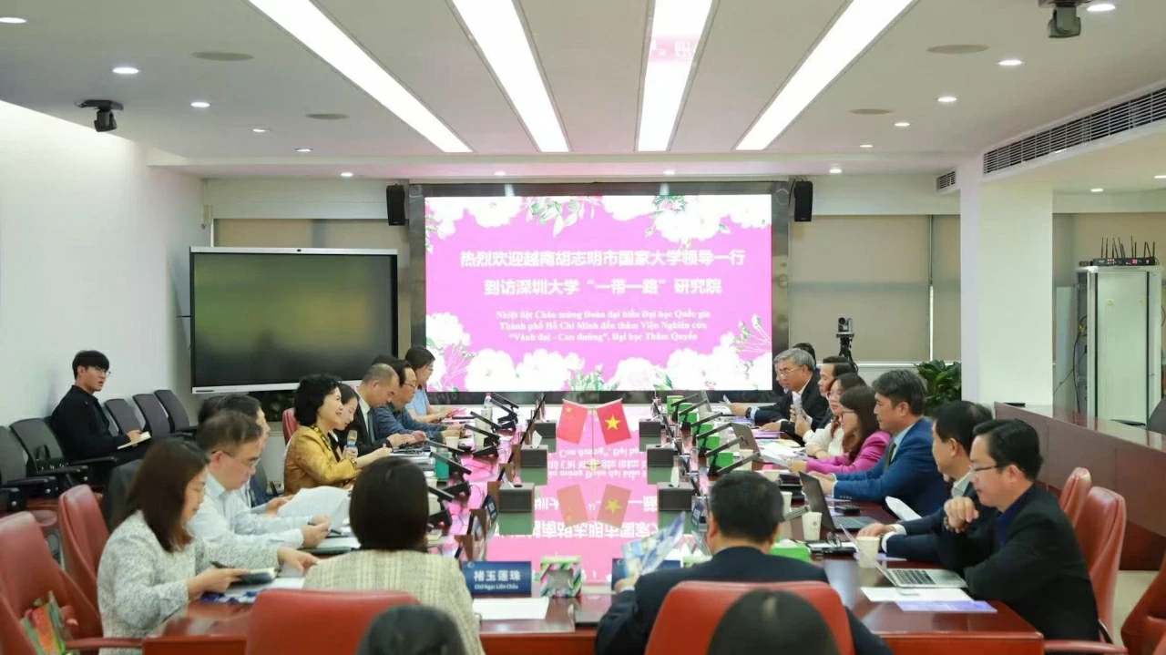 Thúc đẩy hợp tác giáo dục và khoa học-công nghệ giữa Đại học Quốc gia TP.Hồ Chí Minh và Đại học Thâm Quyến (Trung Quốc) Thúc đẩy hợp tác giáo dục và khoa học-công nghệ giữa Đại học Quốc gia TP.Hồ Chí Minh và Đại học Thâm Quyến (Trung Quốc)