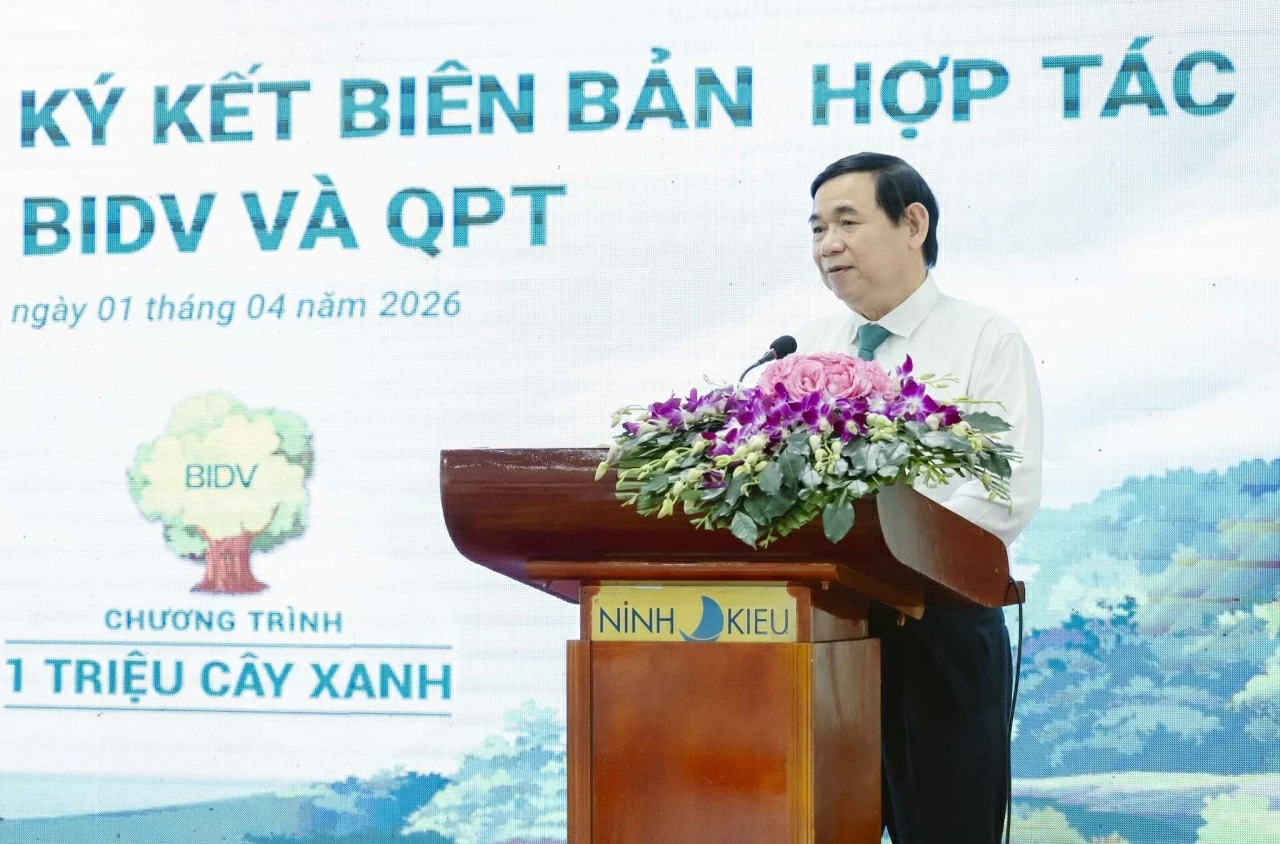 BIDV và Quỹ Cộng đồng phòng tránh thiên tai hợp tác trồng 240.000 cây xanh tại Đồng bằng sông Cửu Long