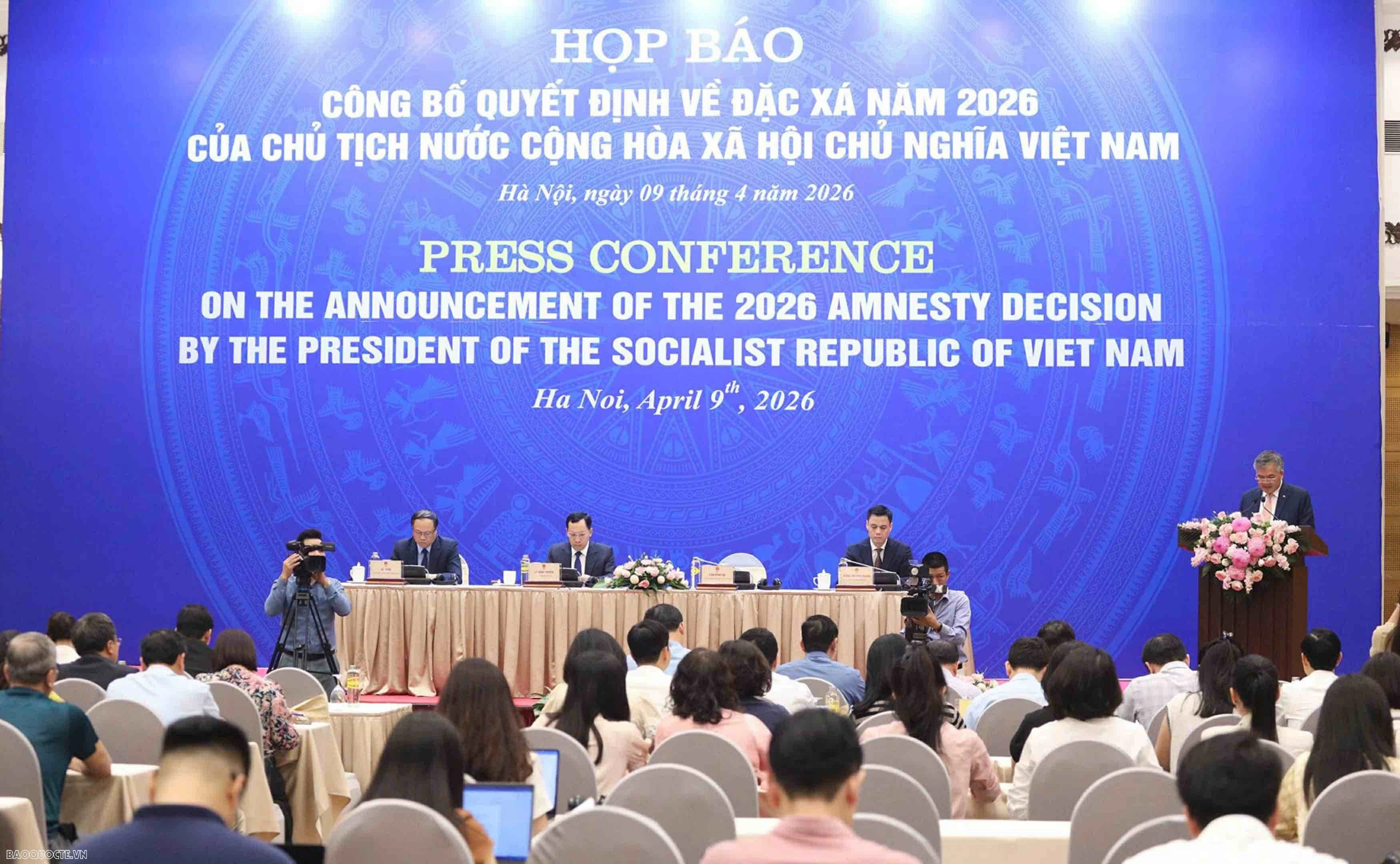 Quyết định đặc xá năm 2026 của Chủ tịch nước: Kế thừa, phát triển chính sách đặc xá phù hợp với yêu cầu của giai đoạn mới