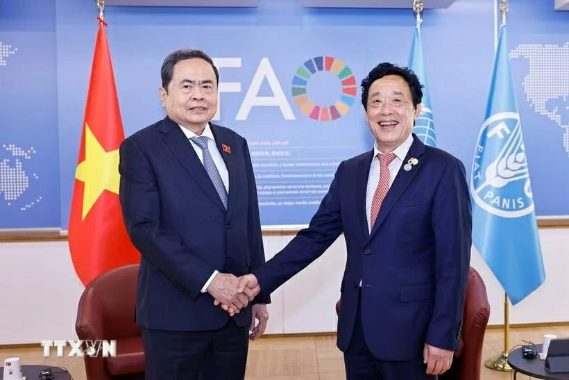 Chủ tịch Quốc hội Trần Thanh Mẫn gặp Tổng Giám đốc FAO Chủ tịch Quốc hội Trần Thanh Mẫn gặp Tổng Giám đốc FAO