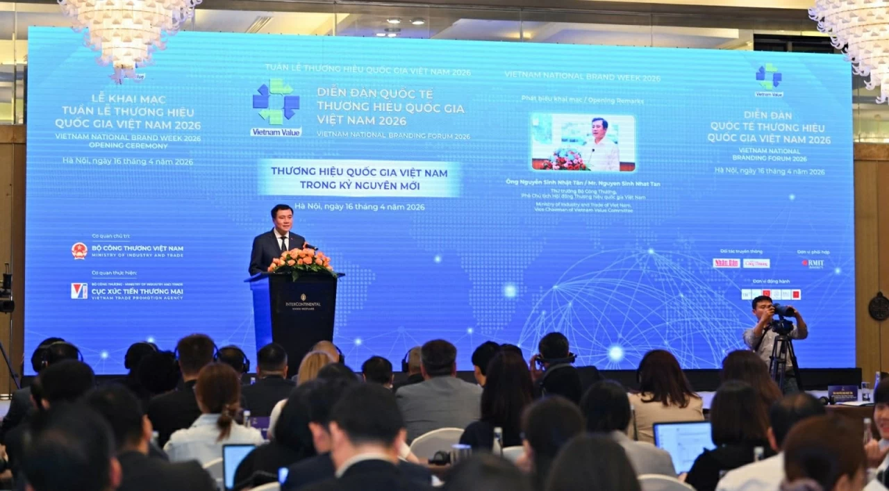 Chính thức khai mạc Tuần lễ Thương hiệu quốc gia Việt Nam 2026 và Diễn đàn Thương hiệu quốc gia Việt Nam trong kỷ nguyên mới