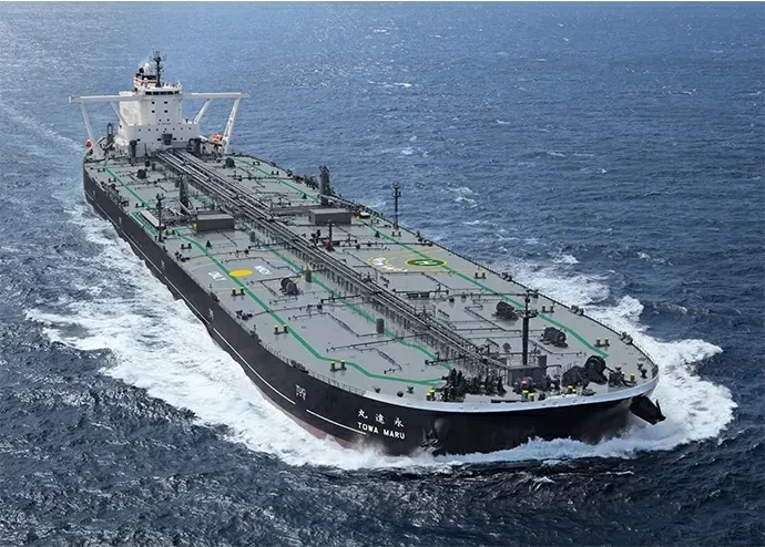 Tàu chở dầu VLCC RHN được cho là đã băng qua eo biển Hormuz và tiến vào Vịnh Ba Tư. (Nguồn: NYK Collection)