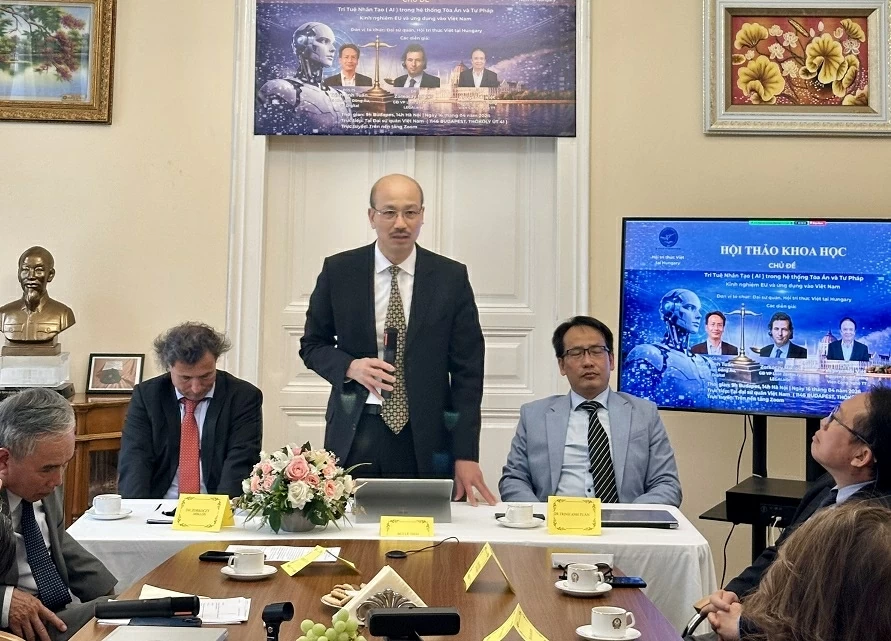 Thúc đẩy hợp tác nghiên cứu, ứng dụng trí tuệ nhân tạo trong lĩnh vực tư pháp