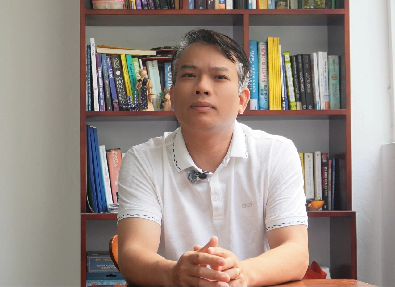 (Ảnh 2 - Đại diện dự án nhấn mạnh vai trò của không gian kết nối trong việc hỗ trợ thanh niên phát triển)