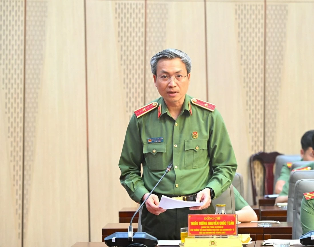 Triển khai đồng bộ, quyết liệt công tác bảo đảm an ninh, trật tự APEC 2027 từ sớm, từ xa, từ cơ sở