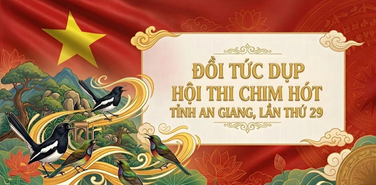 Đồi Tức Dụp là địa điểm tổ chức Hội thi chim hót tỉnh An Giang lần thứ 29 năm 2026