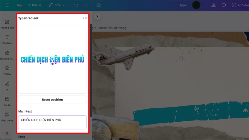 Khi giao diện ứng dụng mở ra, nhập nội dung văn bản. Khi giao diện ứng dụng mở ra, nhập nội dung văn bản.