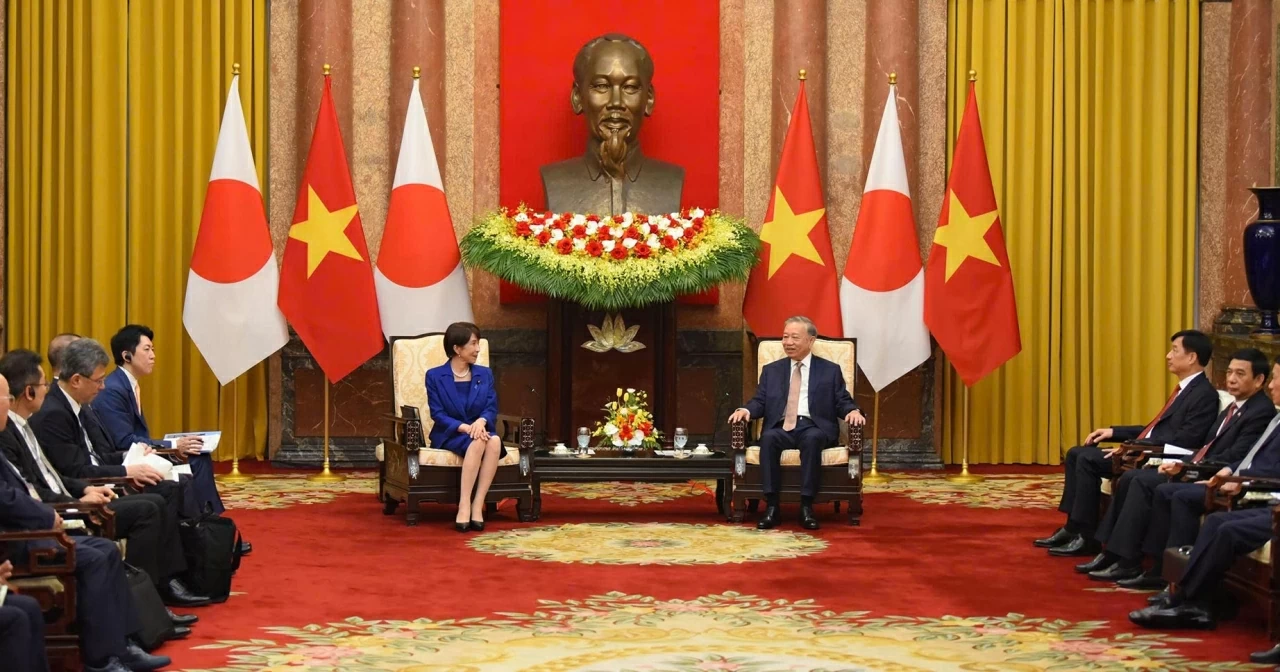 Tổng Bí thư, Chủ tịch nước Tô Lâm và Thủ tướng Takaichi đã trao đổi và nhất trí phối hợp chặt chẽ tại các diễn đàn khu vực và quốc tế như Liên hợp quốc, ASEAN, tiểu vùng Mê Công…