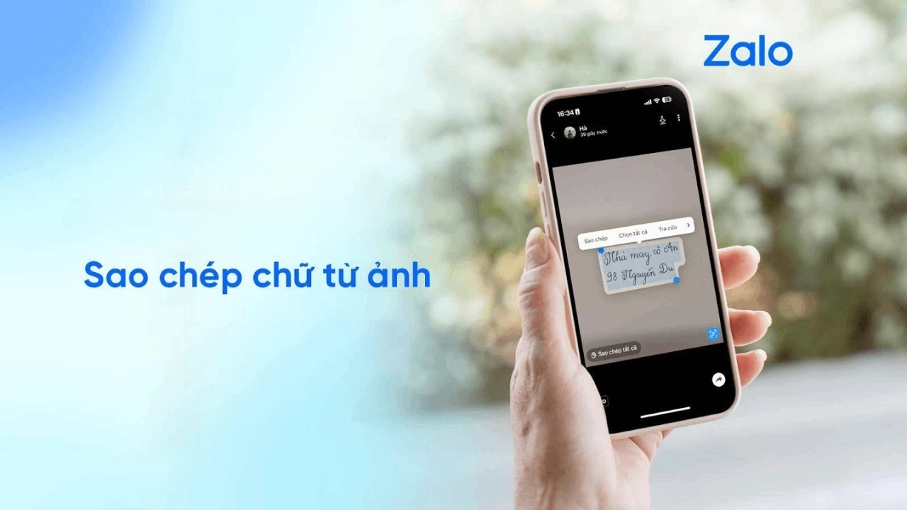 Cách sao chép chữ từ ảnh trên Zalo siêu nhanh và đơn giản.