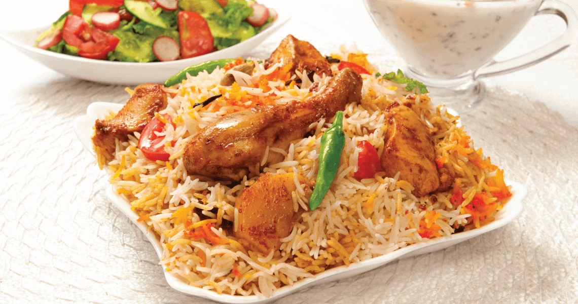Món Cơm gà Dum Biryani. (Nguồn: Figaro Olive Oil)