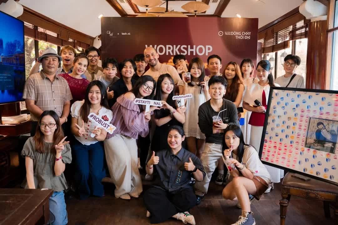 Dự án “Giữ mình trong dòng chảy thời đại” mang đến cách tiếp cận mới về văn hóa cà phê Việt qua trải nghiệm đa giác quan và hoạt động tương tác dành cho người trẻ. (Nguồn: Ban Tổ chức)