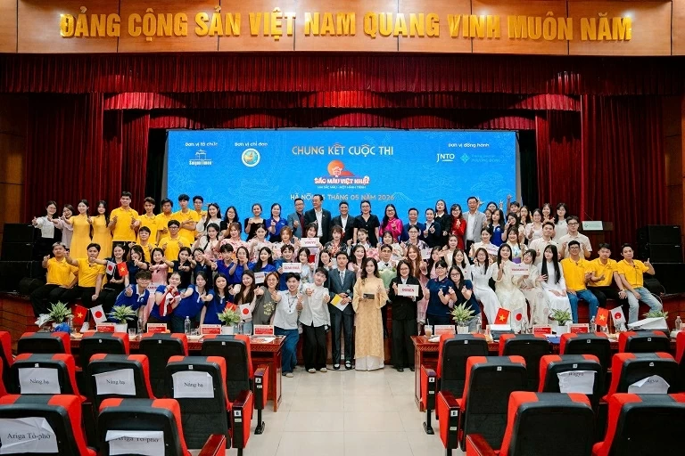 Chung kết 'Sắc màu Việt-Nhật 2026' thúc đẩy giao lưu văn hóa trong giới trẻ
