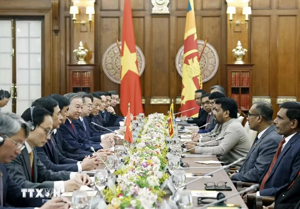 Tổng Bí thư, Chủ tịch nước Tô Lâm hội đàm với Tổng thống Sri Lanka Anura Kumara Dissanayake