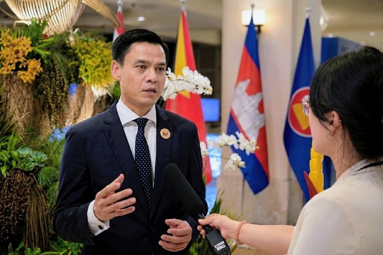 Thứ trưởng Ngoại giao Đặng Hoàng Giang. (Ảnh: Bảo Chi) Thứ trưởng Ngoại giao Đặng Hoàng Giang. (Ảnh: Bảo Chi)