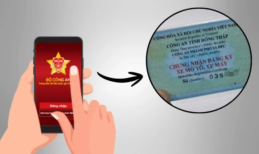 Hướng dẫn cách xem giấy chứng nhận đăng ký xe trên VneID.
