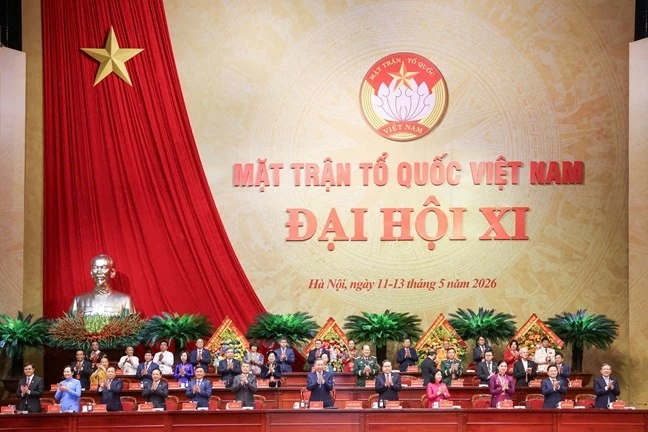 Lãnh đạo Đảng và Nhà nước tham dự Lễ Khai mạc trọng thể Đại hội đại biểu Mặt trận Tổ quốc Việt Nam lần thứ XI Lãnh đạo Đảng và Nhà nước tham dự Lễ khai mạc trọng thể Đại hội đại biểu Mặt trận Tổ quốc Việt Nam lần thứ XI