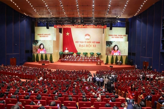 Mặt trận Tổ quốc Việt Nam chung sức, đồng lòng xây dựng đất nước Việt Nam phát triển hùng cường trong kỷ nguyên mới Mặt trận Tổ quốc Việt Nam chung sức, đồng lòng xây dựng đất nước phát triển hùng cường trong kỷ nguyên mới