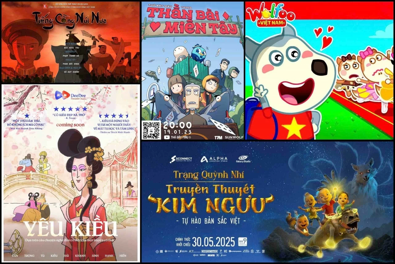 Các phim hoạt hình Việt Nam đang dần được yêu thích. (Ảnh: Lê Thảo) Các phim hoạt hình Việt Nam đang dần được yêu thích. (Ảnh: Lê Thảo)