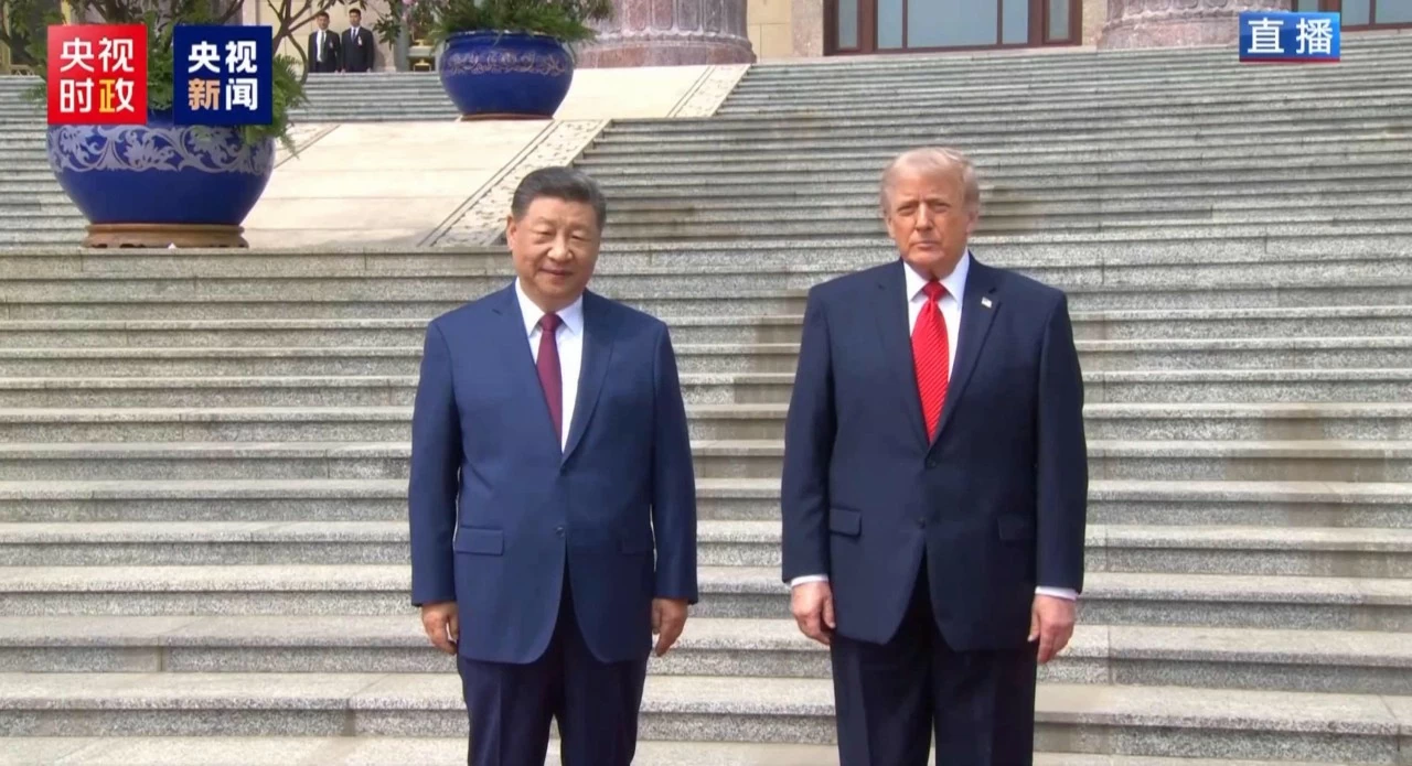 Long trọng lễ đón Tổng thống Mỹ Donald Trump tại Trung Quốc