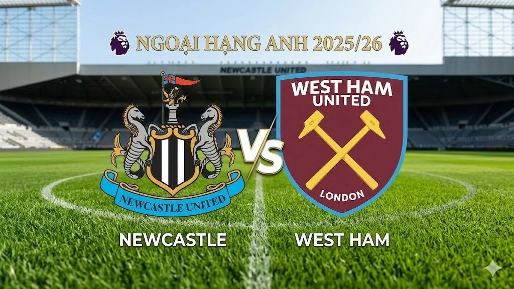 Nhận định, dự đoán trận đấu Newcastle vs West Ham, 23h30 ngày 17/5 - Vòng 37 Ngoại hạng Anh Nhận định, dự đoán trận đấu Newcastle vs West Ham, 23h30 ngày 17/5 - Vòng 37 Ngoại hạng Anh