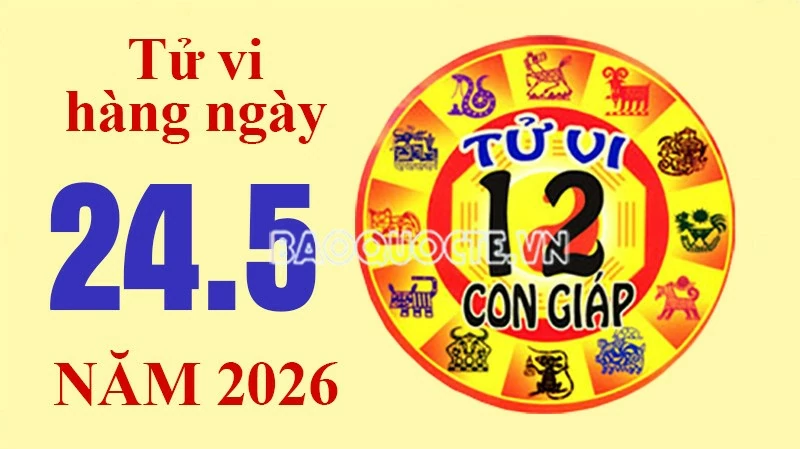 Tử vi hôm nay, xem tử vi 12 con giáp hôm nay ngày 24/5/2026: