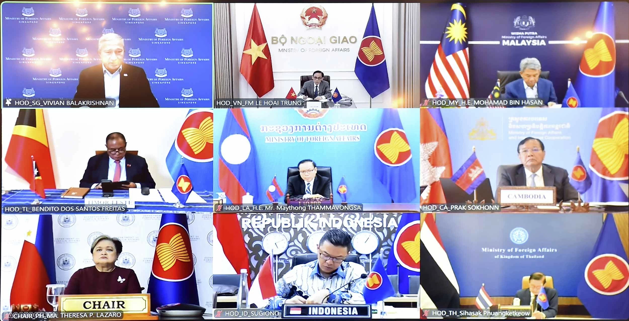 Tham vấn không chính thức mở rộng cấp Bộ trưởng Ngoại giao ASEAN Tham vấn không chính thức mở rộng cấp Bộ trưởng Ngoại giao ASEAN