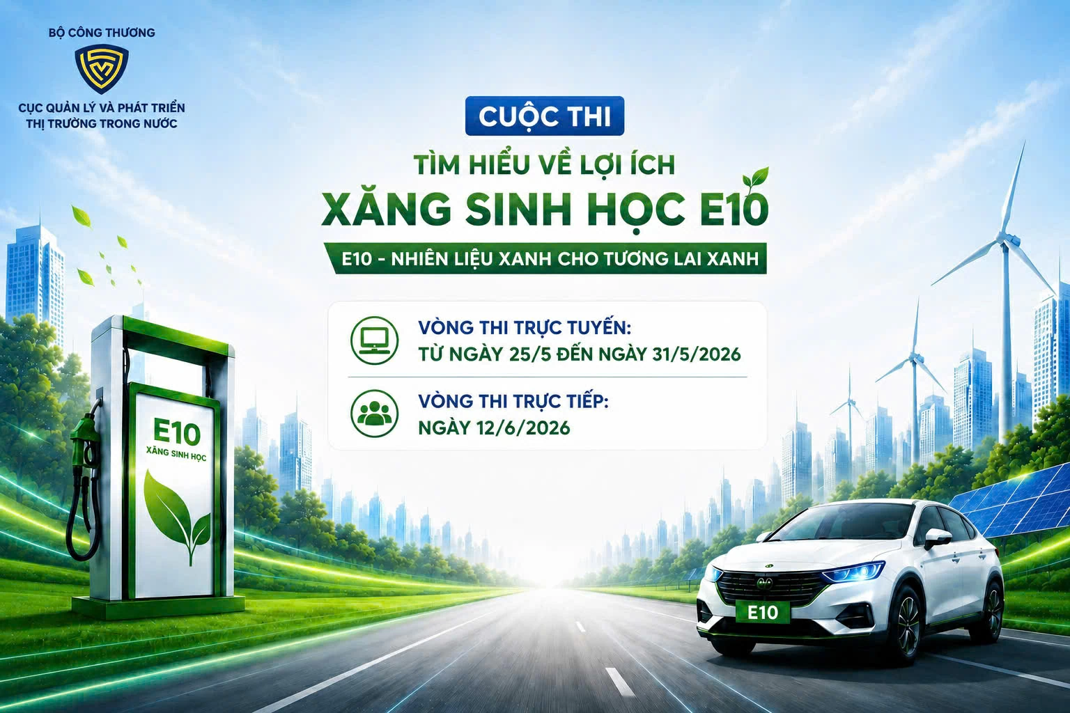 Phát động Cuộc thi tìm hiểu về lợi ích của xăng sinh học E10 Phát động Cuộc thi tìm hiểu về lợi ích của xăng sinh học E10