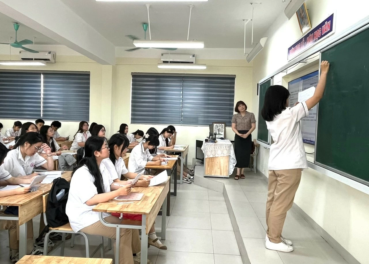 Hà Nội: Trường học chủ động điều chỉnh dạy học ứng phó với nắng nóng. (Ảnh minh họa: Lê Nguyễn)