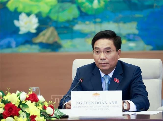 Phó Chủ tịch Quốc hội Nguyễn Doãn Anh khẳng định, Việt Nam luôn coi Hoa Kỳ là đối tác có tầm quan trọng chiến lược hàng đầu, đồng thời đề nghị hai nước tiếp tục thúc đẩy hợp tác thực chất, đi vào chiều sâu. (Nguồn: TTXVN)