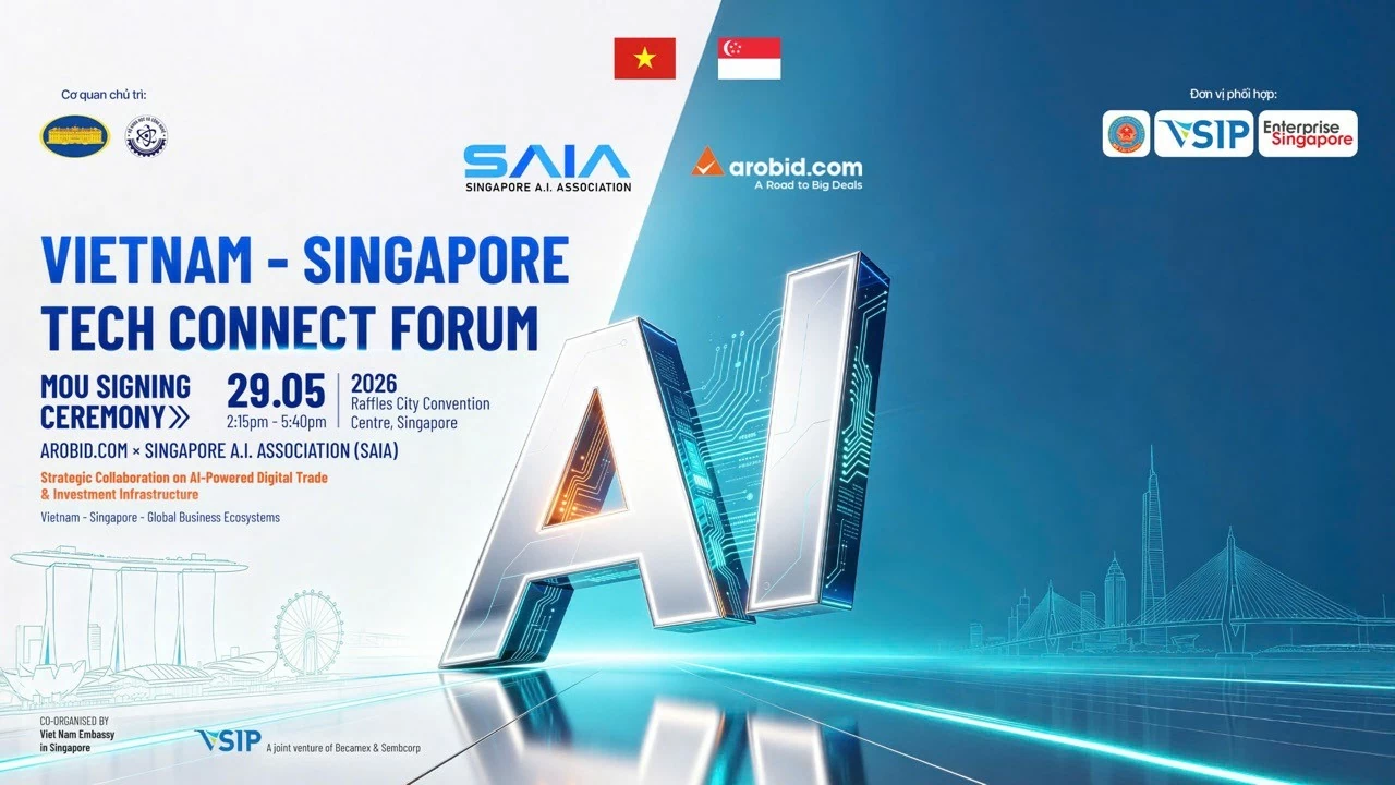 Arobid hợp tác với Hiệp hội AI Singapore, mở rộng kết nối doanh nghiệp toàn cầu