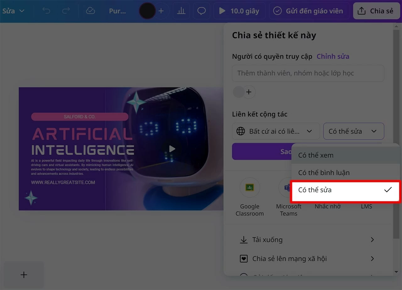 Tiếp tục điều chỉnh quyền truy cập. Tiếp tục điều chỉnh quyền truy cập.