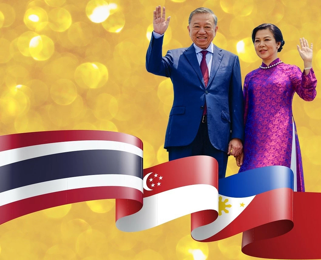 Chuyến thăm 3 nước ASEAN của Tổng Bí thư, Chủ tịch nước Tô Lâm thành công tốt đẹp, đạt ở mức cao các mục tiêu đề ra Chuyến thăm 3 nước ASEAN của Tổng Bí thư, Chủ tịch nước Tô Lâm thành công tốt đẹp, đạt ở mức cao các mục tiêu đề ra
