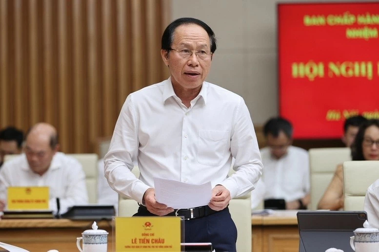 Đồng chí Lê Minh Hưng chủ trì hội nghị Ban Chấp hành Đảng bộ Chính phủ