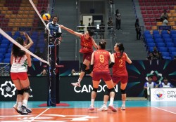 Tuyển bóng chuyền nữ Việt Nam thắng Lebanon 3-0 tại AVC Cup 2026
