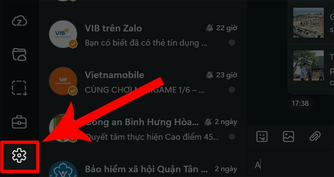 Trước hết, bạn mở ứng dụng Zalo trên máy tính.
