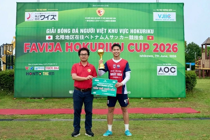 Sôi động giải bóng đá kết nối cộng đồng người Việt tại Nhật Bản